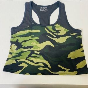 CHKOKKO Running Racer Back Non Wired Padded Sports Bra for Women Sports, Size:L